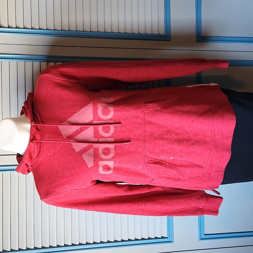 Adidas Women’s Red & Pink Hoodie